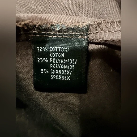 Lafayette 148 Brown Button-Up Cotton Blend Workwear Blouse Shirt size 10 - Picture 8 of 11